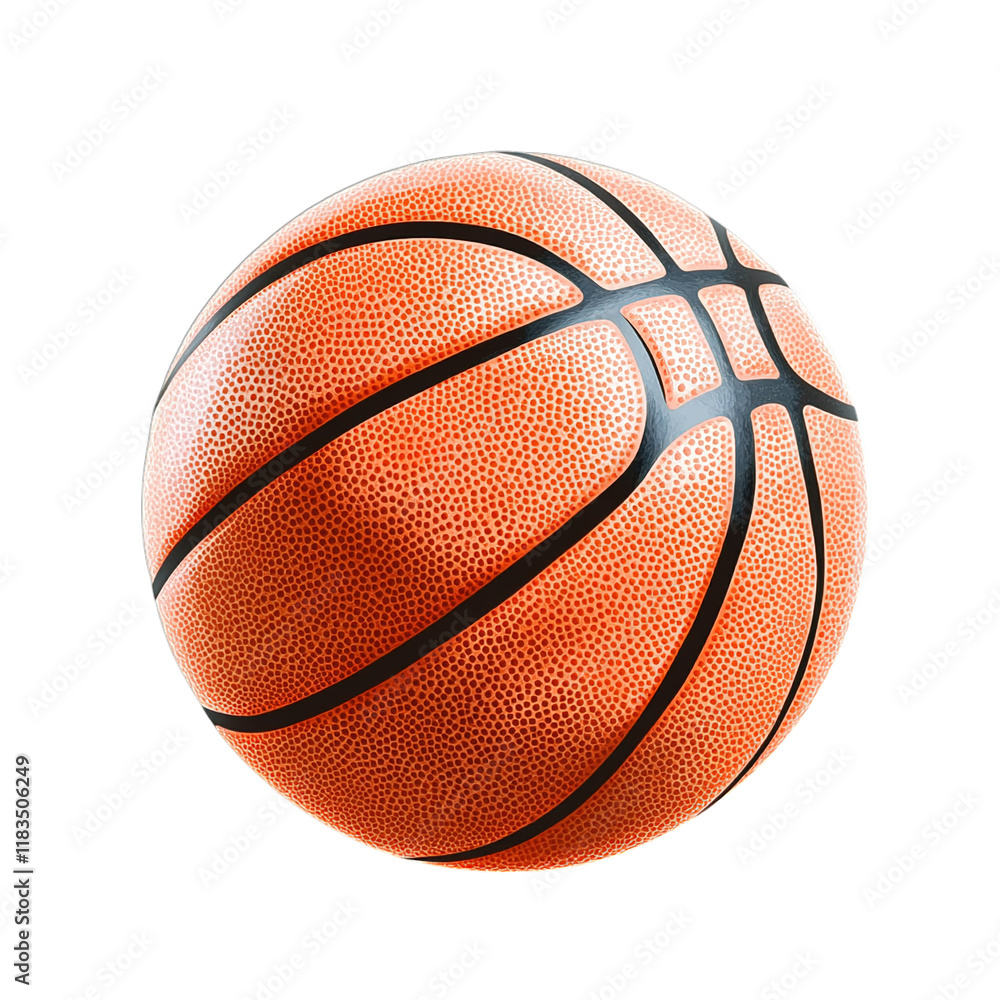 Fototapeta premium basketball isolated on white