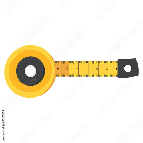 Tape measure measurements illustration design vector