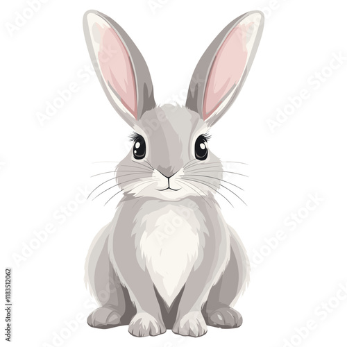 Rabbit illustration animal bunny vector