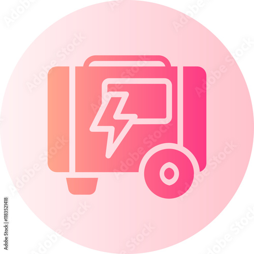 Electric Generator gradient icon