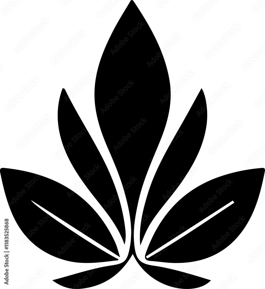 Fototapeta premium a leaf vector art