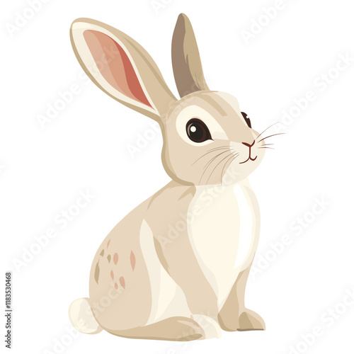 Easter rabbit illustration animal vector vector