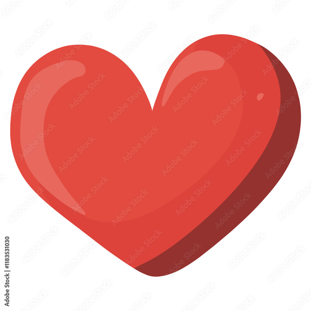 Illustration valentine's heart romantic love vector Illustration valentine's heart romantic love vector