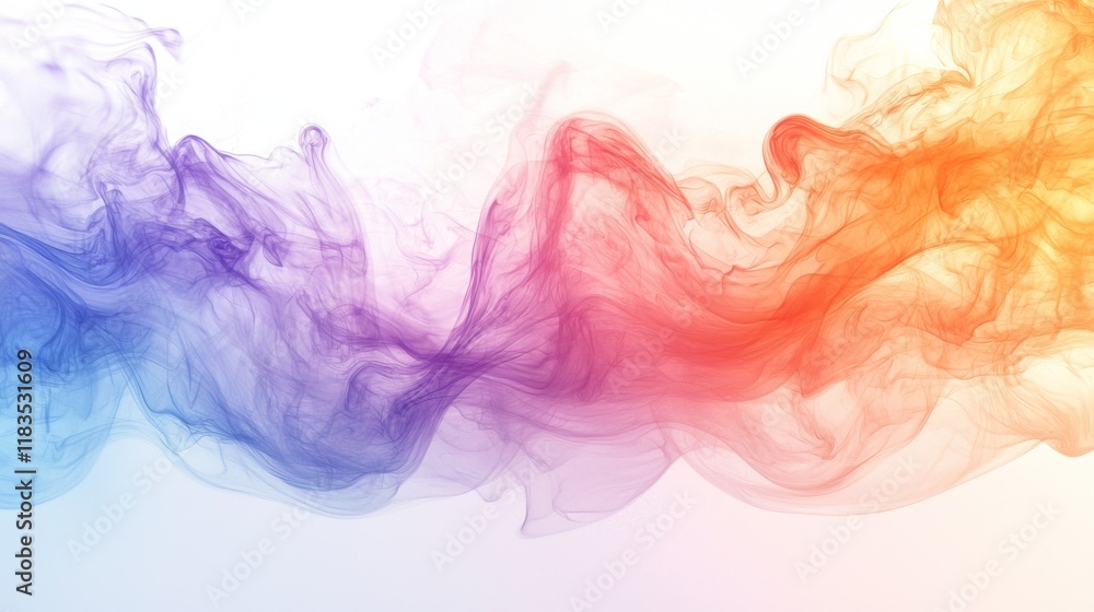 Soft gradient energy field effect on white background for branding Soft gradient energy field effect on white background for branding