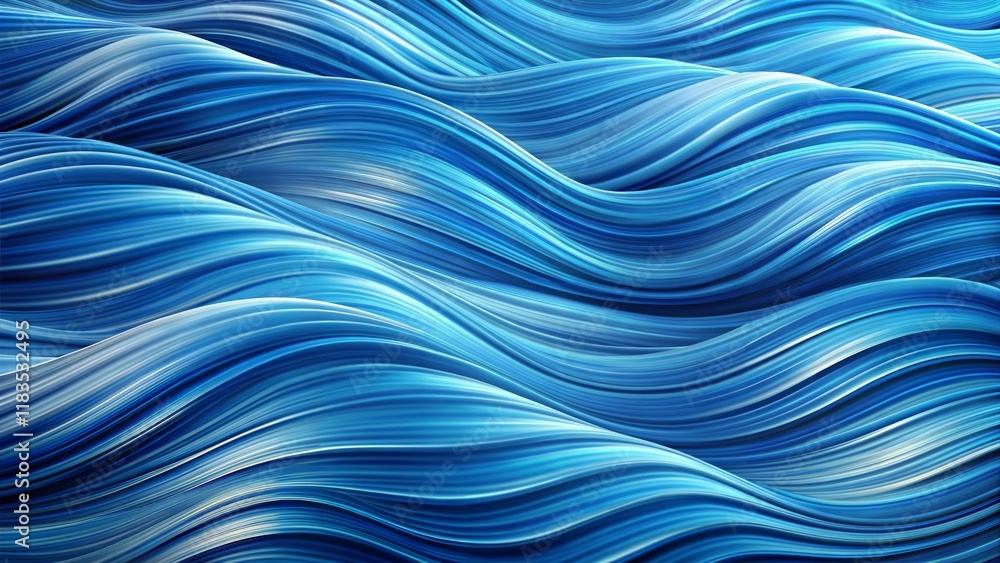 Blue Waves Abstract Background 3D Wavy Fluid Flowing Dynamic Pattern Texture Blue Waves Abstract Background 3D Wavy Fluid Flowing Dynamic Pattern Texture