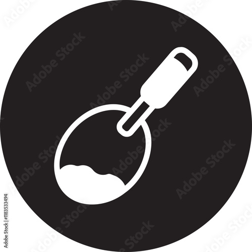 Trowel glyph icon