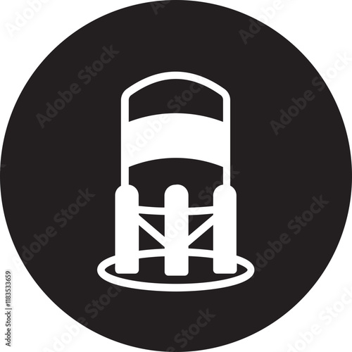 silo glyph icon