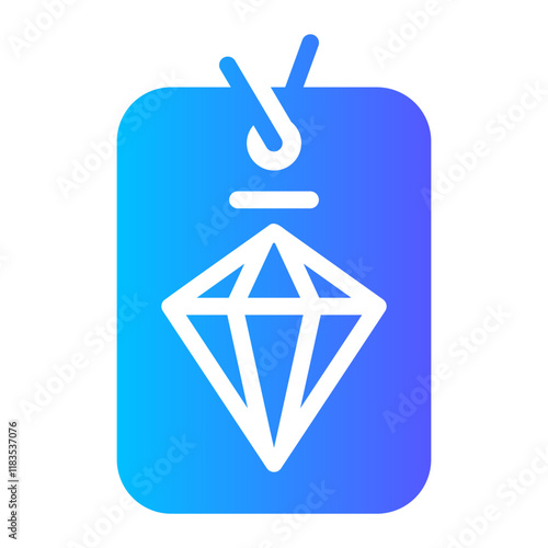 vip pass Gradient icon