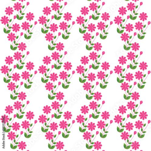 seamless pink and green pattern design