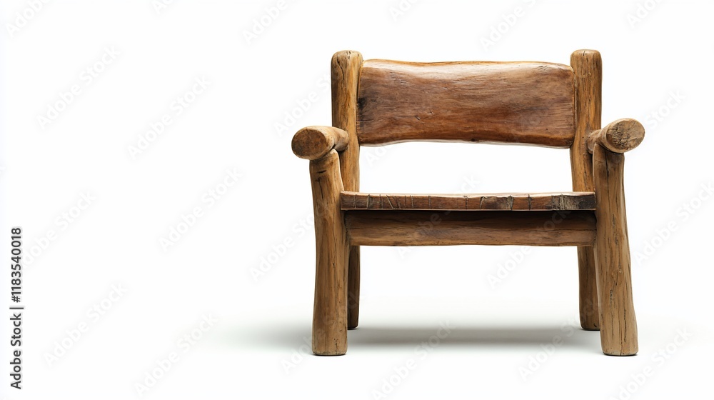 Rustic Wooden Chair: A Study in Simple Elegance Rustic Wooden Chair: A Study in Simple Elegance