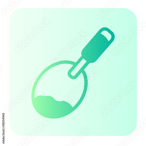Trowel gradient icon
