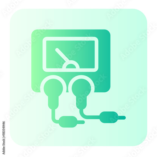 voltmeter gradient icon
