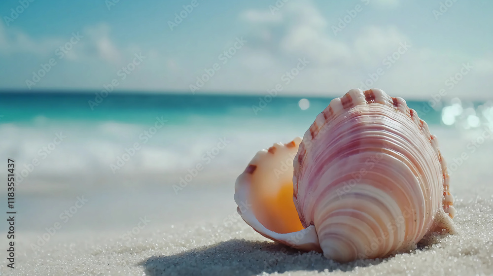 Seashell on a Tropical Beach Seashell on a Tropical Beach