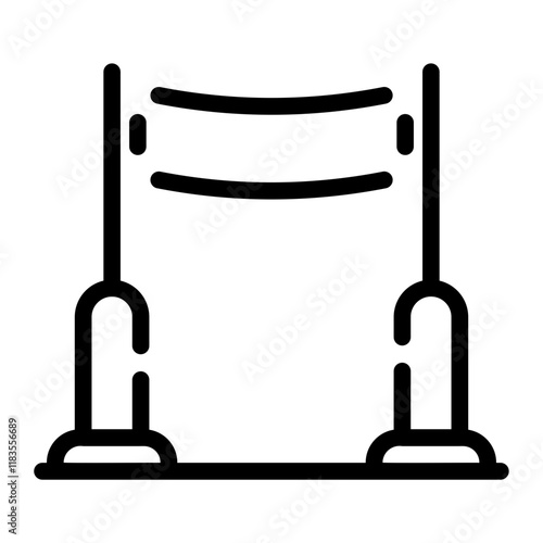 priority gate Line Icon