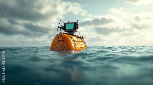 Offshore hydrographic survey team mapping the seafloor and charting the underwater terrain informing offshore infrastructure placement