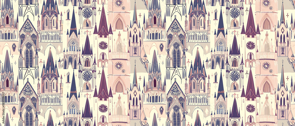 Obraz premium seamless repeating pattern graphic