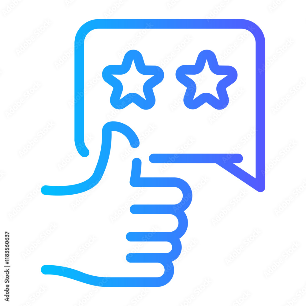 feedback Line Gradient Icon feedback Line Gradient Icon