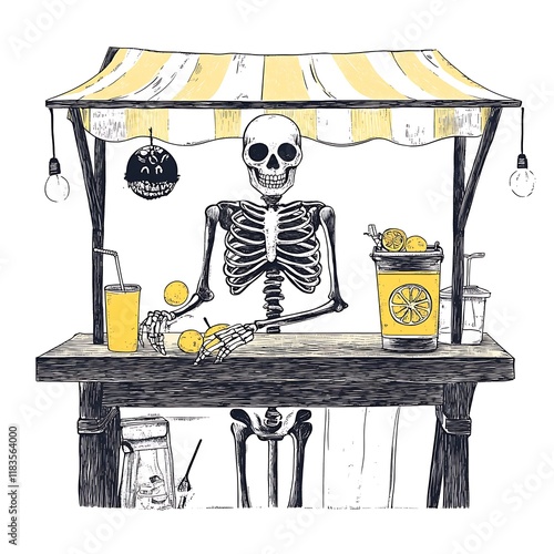 Skeleton Juice Stand