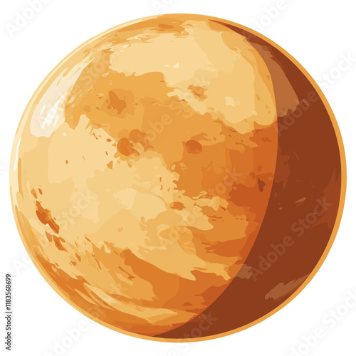 Venus planet illustration space vector