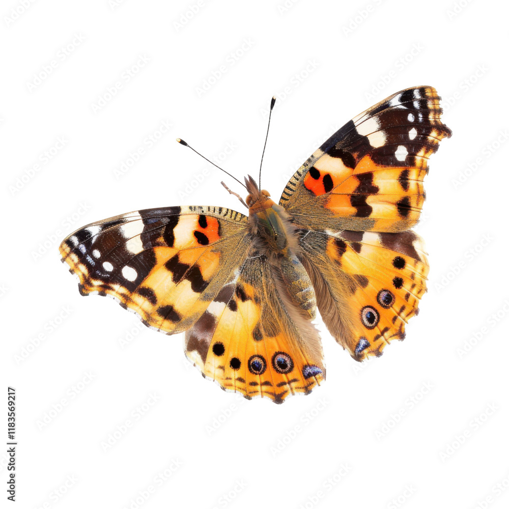 butterfly on white background butterfly on white background