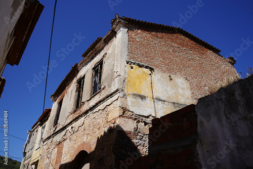 Old Building in Ayvalik Town, Balikesir, Turkiye photo