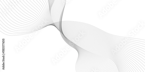 Abstract vector background with wavy lines minimalist background featuring a seamless blend of white and gray tones. The design is clean and modern, with subtle gradients and soft transitions that c
