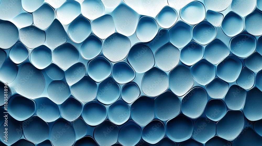 Abstract blue paper texture background with 3D organic shapes. Abstract blue paper texture background with 3D organic shapes.