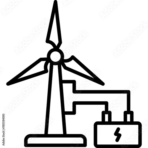 Wind Energy Icon