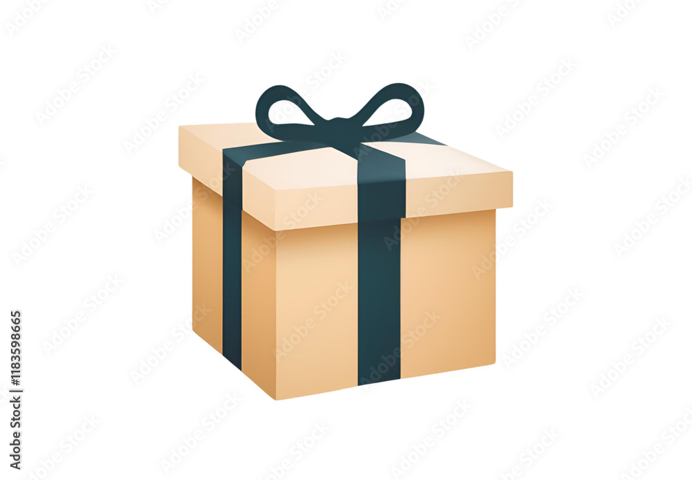 Obraz premium red gift box
