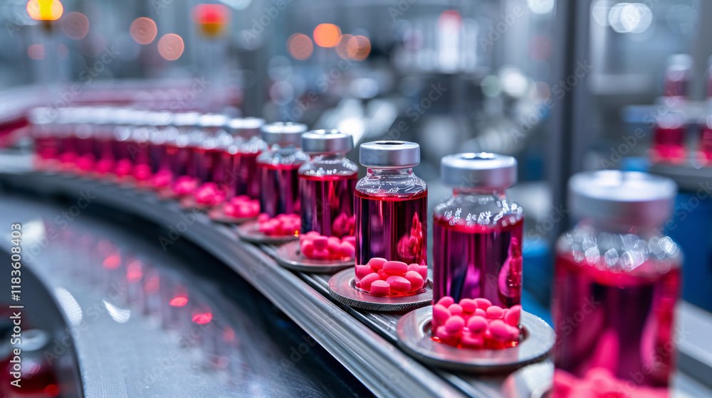 Cutting-Edge Pharmaceutical Plant with Advanced Medical Vial Assembly Line Cutting-Edge Pharmaceutical Plant with Advanced Medical Vial Assembly Line