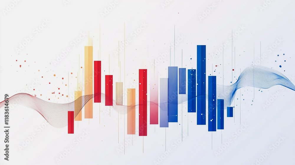 Abstract white background with Colorful charts and graphs with statistics to innovative analyze business potential and forecast future development of companies growth. Abstract white background with Colorful charts and graphs with statistics to innovative analyze business potential and forecast future development of companies growth.
