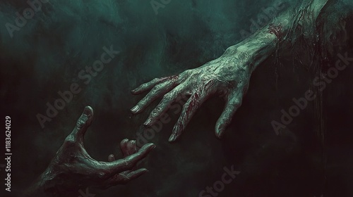 Reaching Out: A Dark Fantasy Artwork