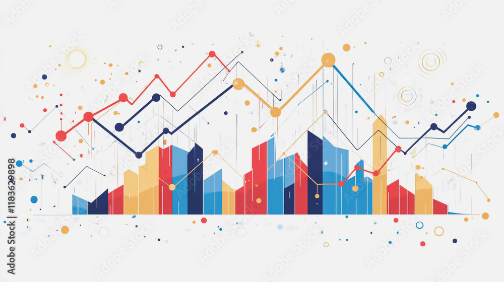 charts and graphs with statistics to innovative analyze business potential and forecast future development of companies growth. charts and graphs with statistics to innovative analyze business potential and forecast future development of companies growth.