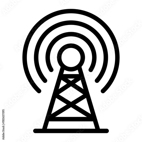 antena Line Icon