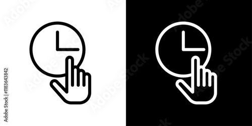 Specify at time icon set in stroke style