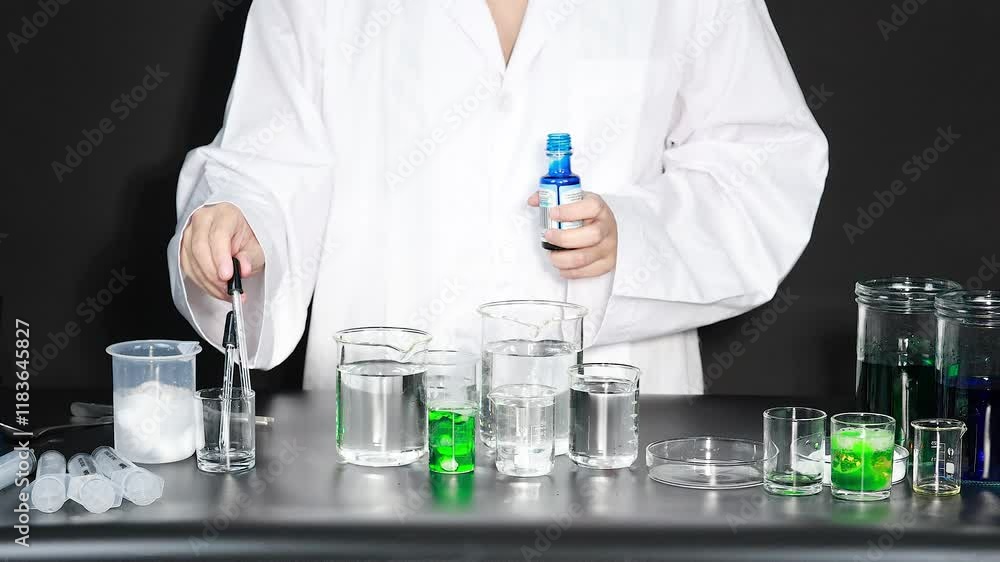 Science Experiment in Laboratory Setting Science Experiment in Laboratory Setting