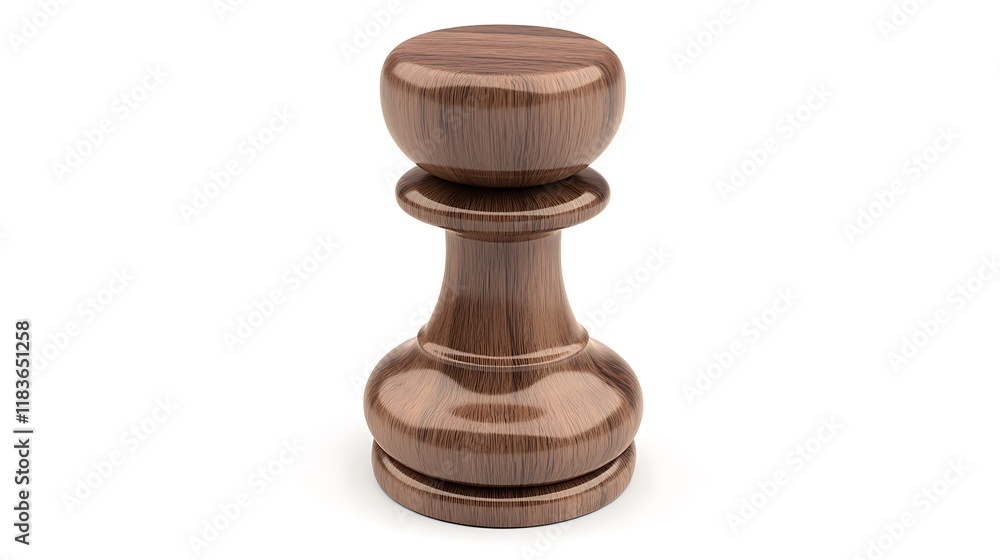 A wooden object with a round top and a square base A wooden object with a round top and a square base