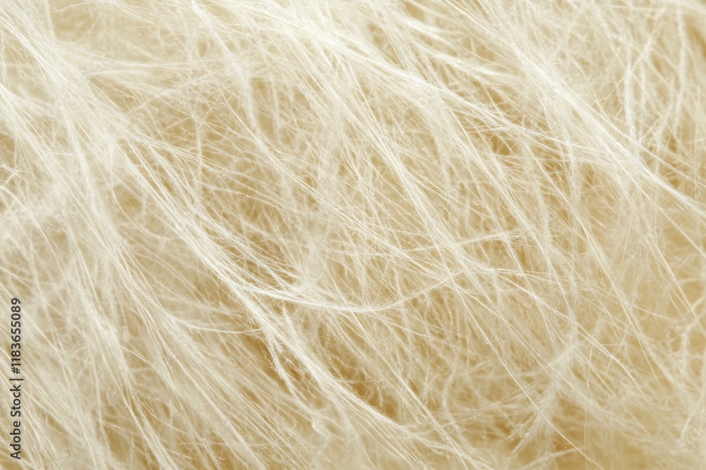 Fototapeta premium Soft, light-colored texture resembling delicate strands, creatin