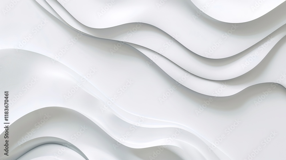 Obraz premium Creative White Background: Unlock the Infinite Possibilities of Advertising Flyers