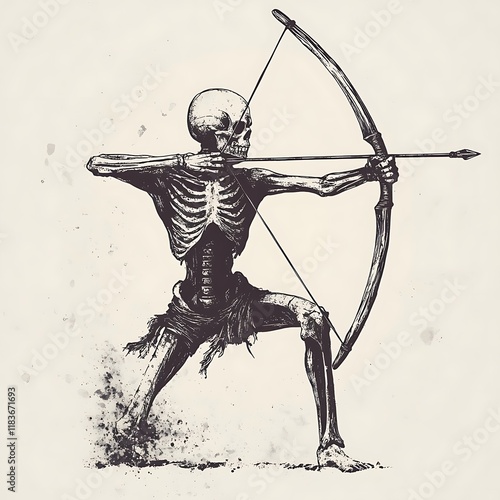 Skeleton Archer Aiming photo