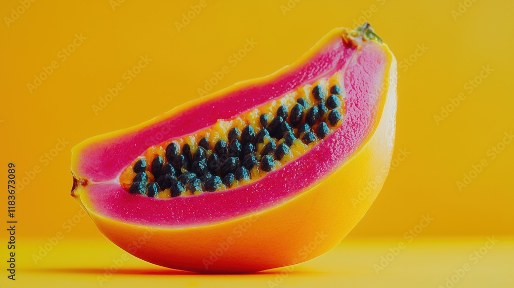 Slicing open a pitaya exploring the vibrant exterior and seed structure of dragon fruit in a kitchen setting Slicing open a pitaya exploring the vibrant exterior and seed structure of dragon fruit in a kitchen setting