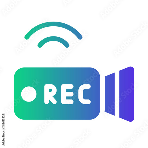 record Gradient icon