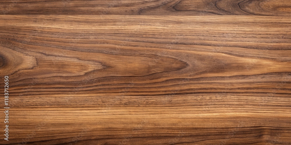 Obraz premium Wood grain texture of walnut surface with subtle cracks and minor discoloration, walnut wood