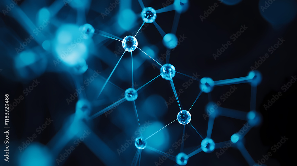Microscopic world of blue molecular networks Microscopic world of blue molecular networks