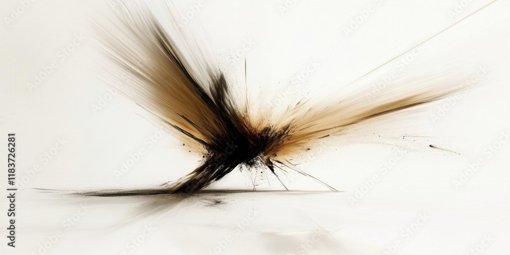 Abstract dynamic splash art with energetic lines earthy tones Abstract dynamic splash art with energetic lines earthy tones