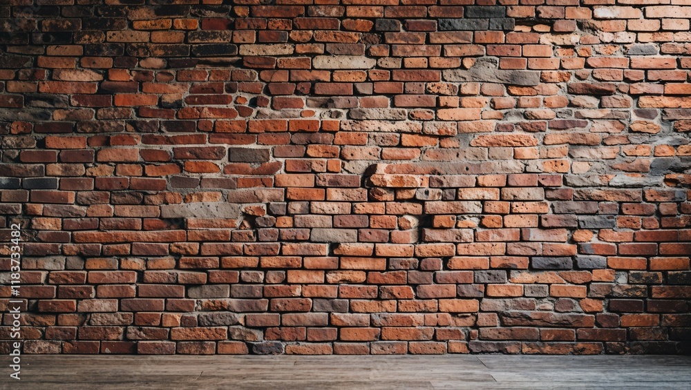Rough, old red brick texture shows a solid, grunge stone pattern Rough, old red brick texture shows a solid, grunge stone pattern