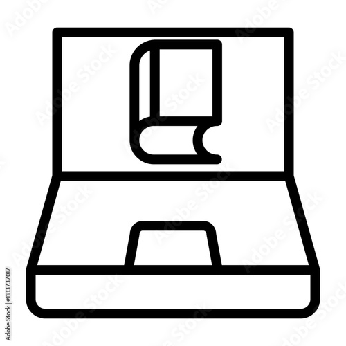 Webcast Vector Line Icon Design