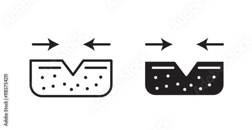 Skin healing icon set vector graphics designs
