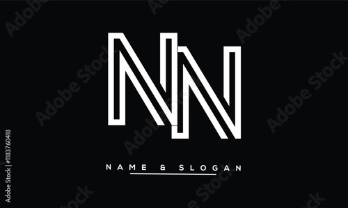 NN Abstract Letters Logo Monogram photo