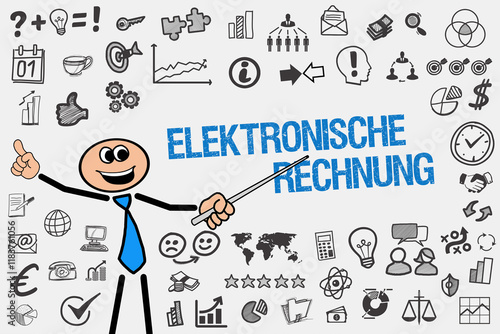 Elektronische Rechnung photo